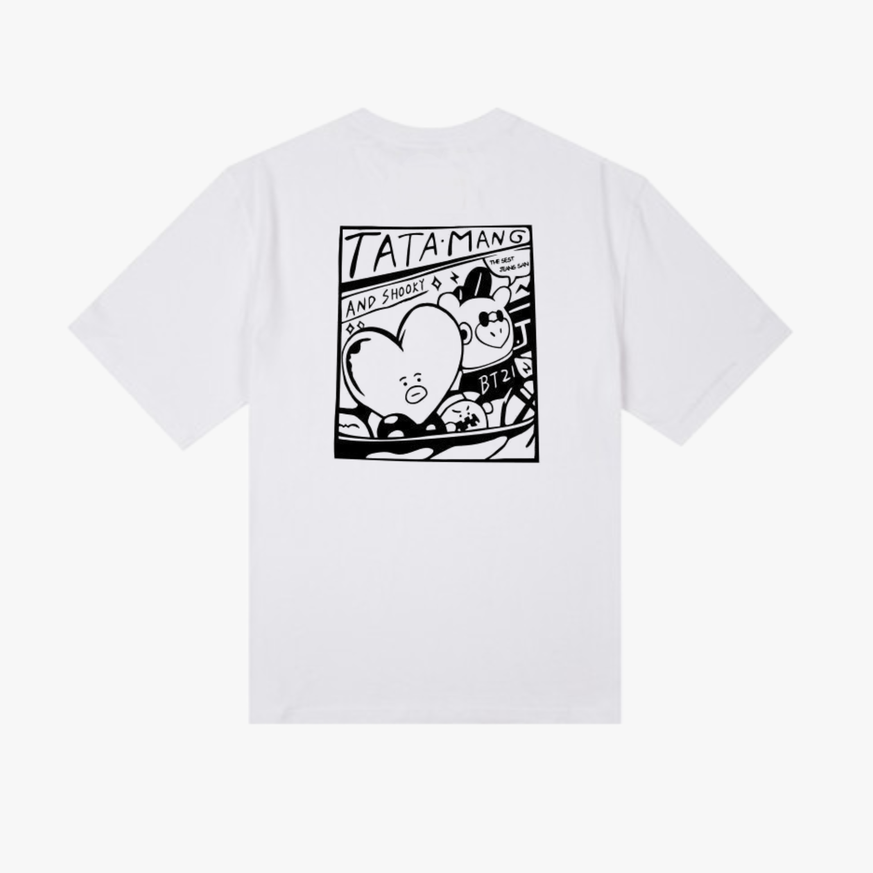 BT21 'TATA, MANG AND SHOOKY' Exclusive T-shirt