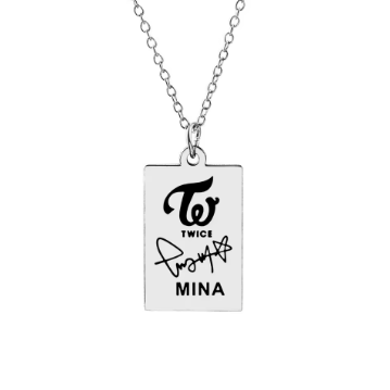 Twice Members Necklace - Stylish Stainless Steel Jewelry