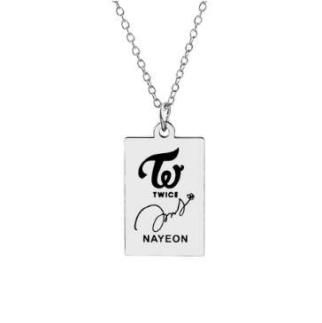 Twice Members Necklace - Stylish Stainless Steel Jewelry