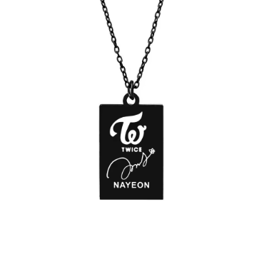 Twice Members Necklace - Stylish Stainless Steel Jewelry