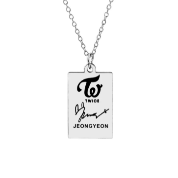 Twice Members Necklace - Stylish Stainless Steel Jewelry