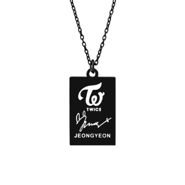 Twice Members Necklace - Stylish Stainless Steel Jewelry