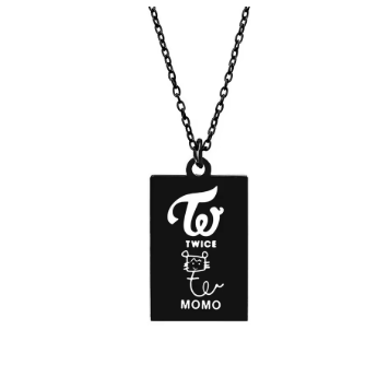 Twice Members Necklace - Stylish Stainless Steel Jewelry