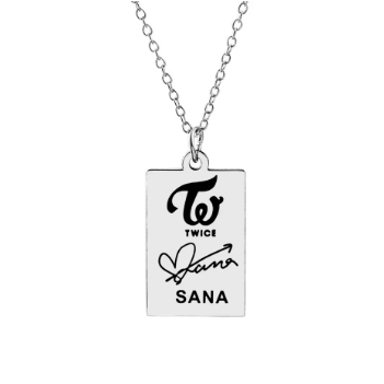 Twice Members Necklace - Stylish Stainless Steel Jewelry