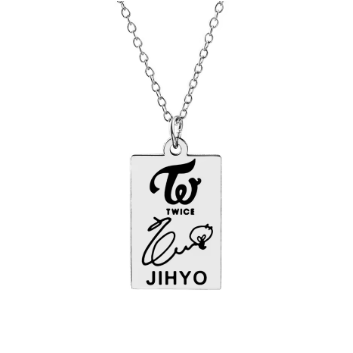 Twice Members Necklace - Stylish Stainless Steel Jewelry