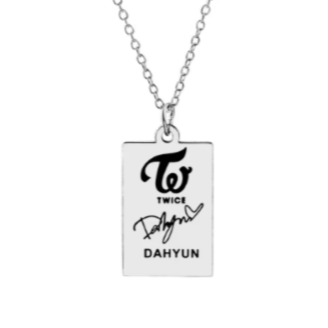 Twice Members Necklace - Stylish Stainless Steel Jewelry