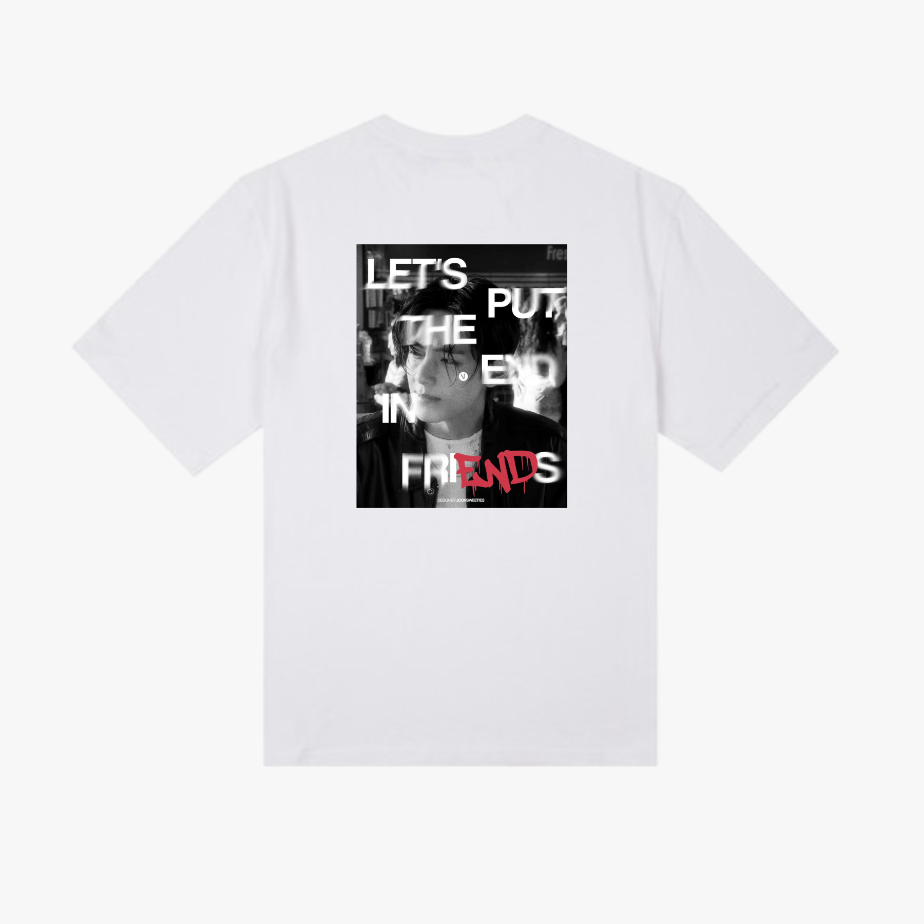 V (Taehyung) 'LET'S PUT THE END IN FRIENDS' T-shirt