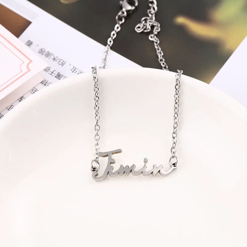 BTS Member Signature Bracelet – Stainless Steel