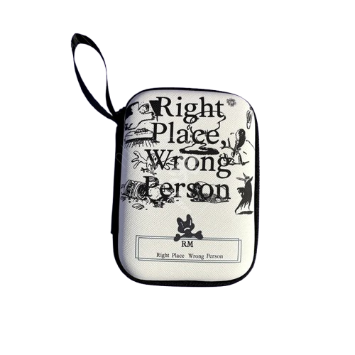 BTS – Leather Zipper Pouch (Portable Travel Bag)