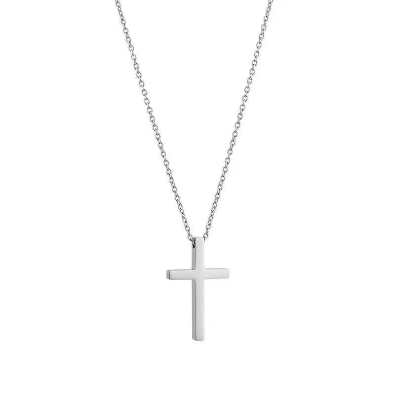 Song Kang 'My Demon' Necklace - Titanium Steel Cross