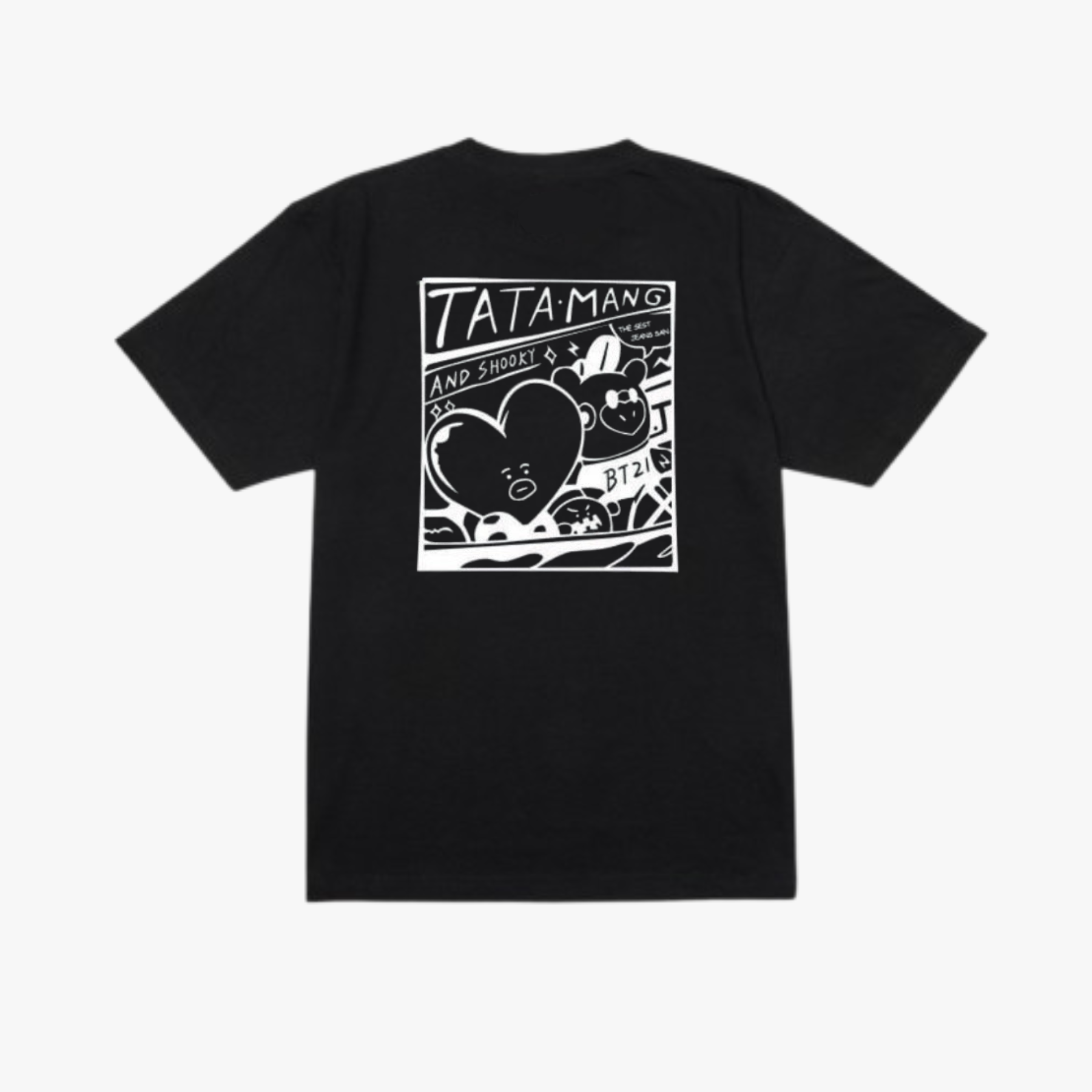 BT21 'TATA, MANG AND SHOOKY' Exclusive T-shirt