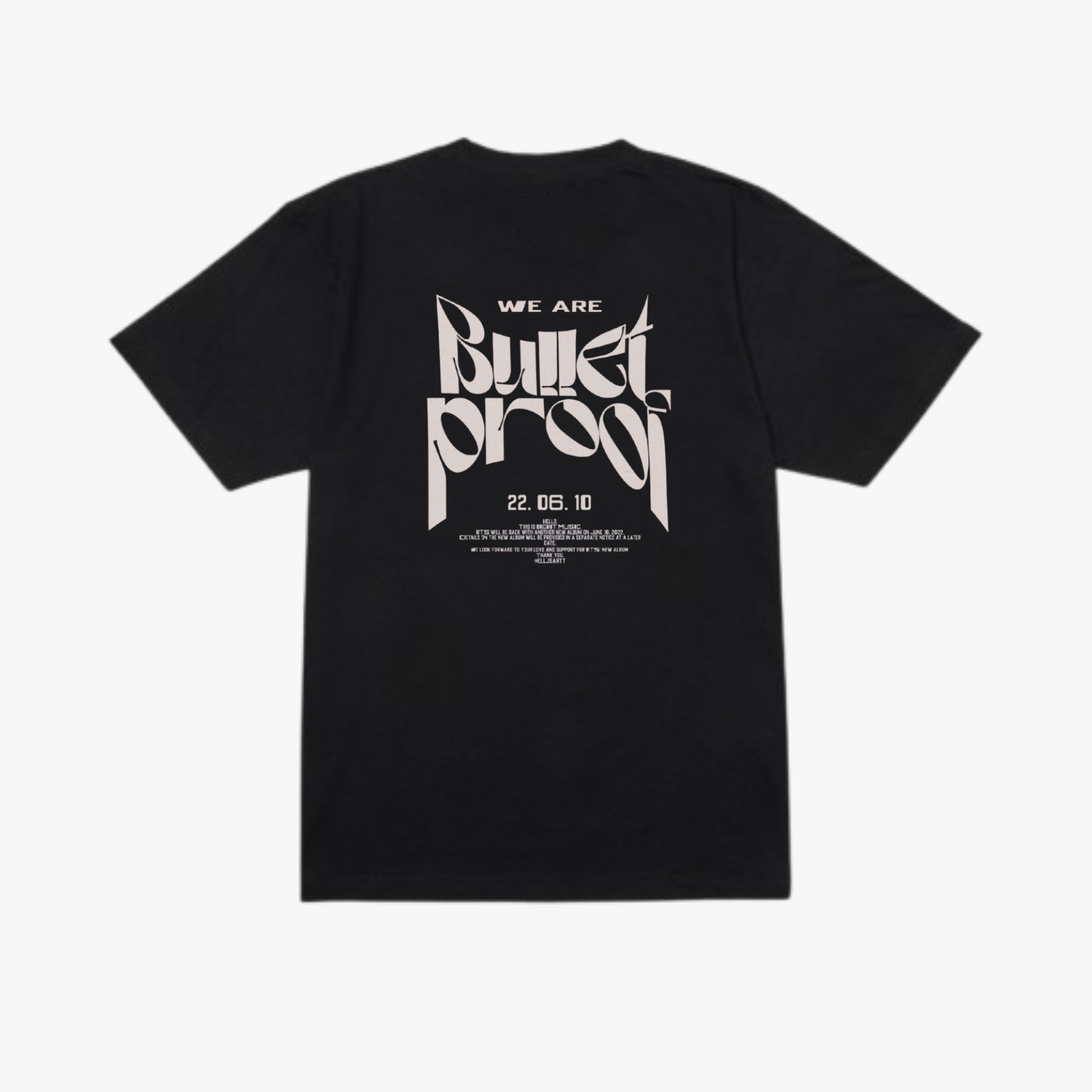 BTS 'We Are Bulletproof' Exclusive T-shirt
