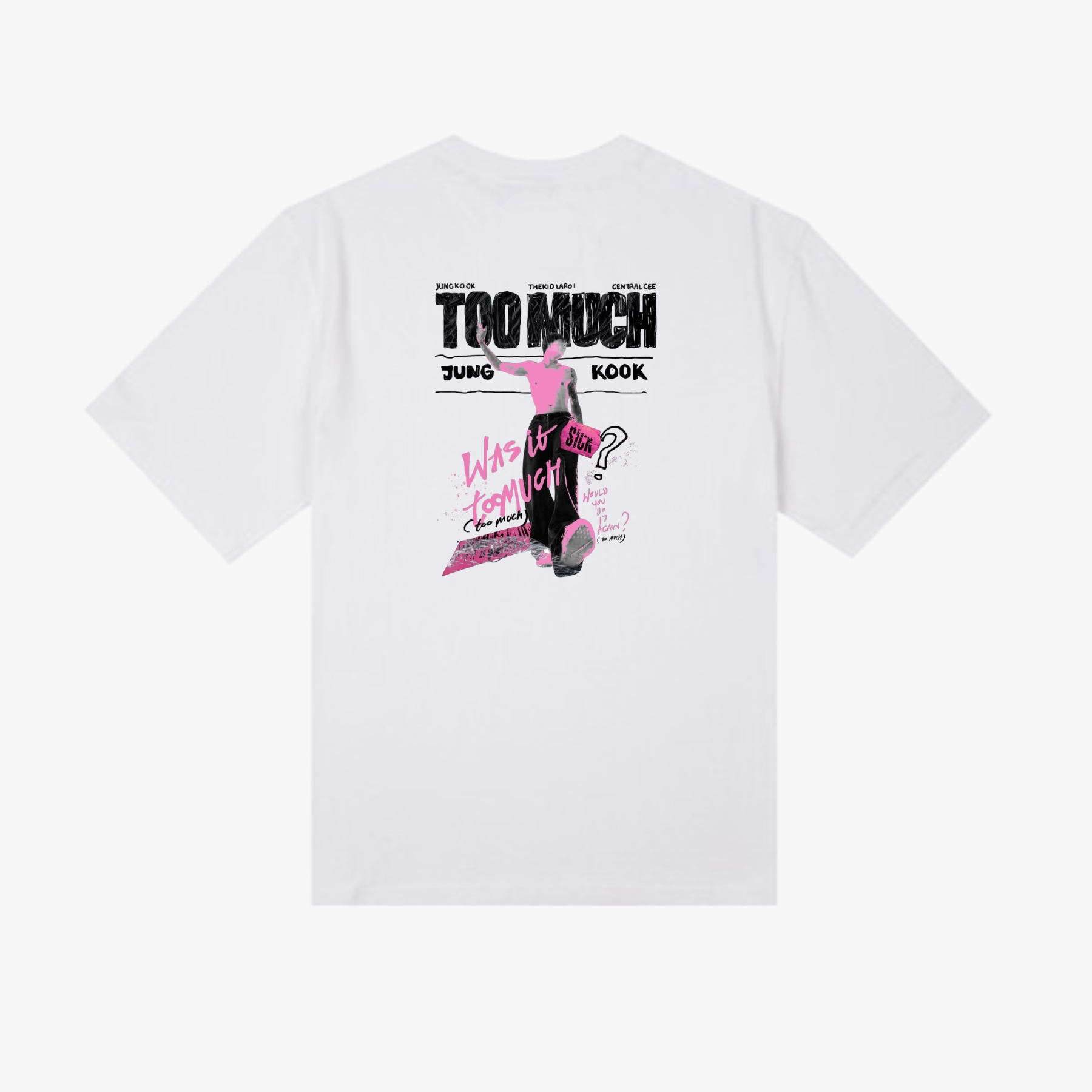 Jungkook 'TOO MUCH' (ft. The Kid LAROI, Central Cee) Exclusive T-shirt