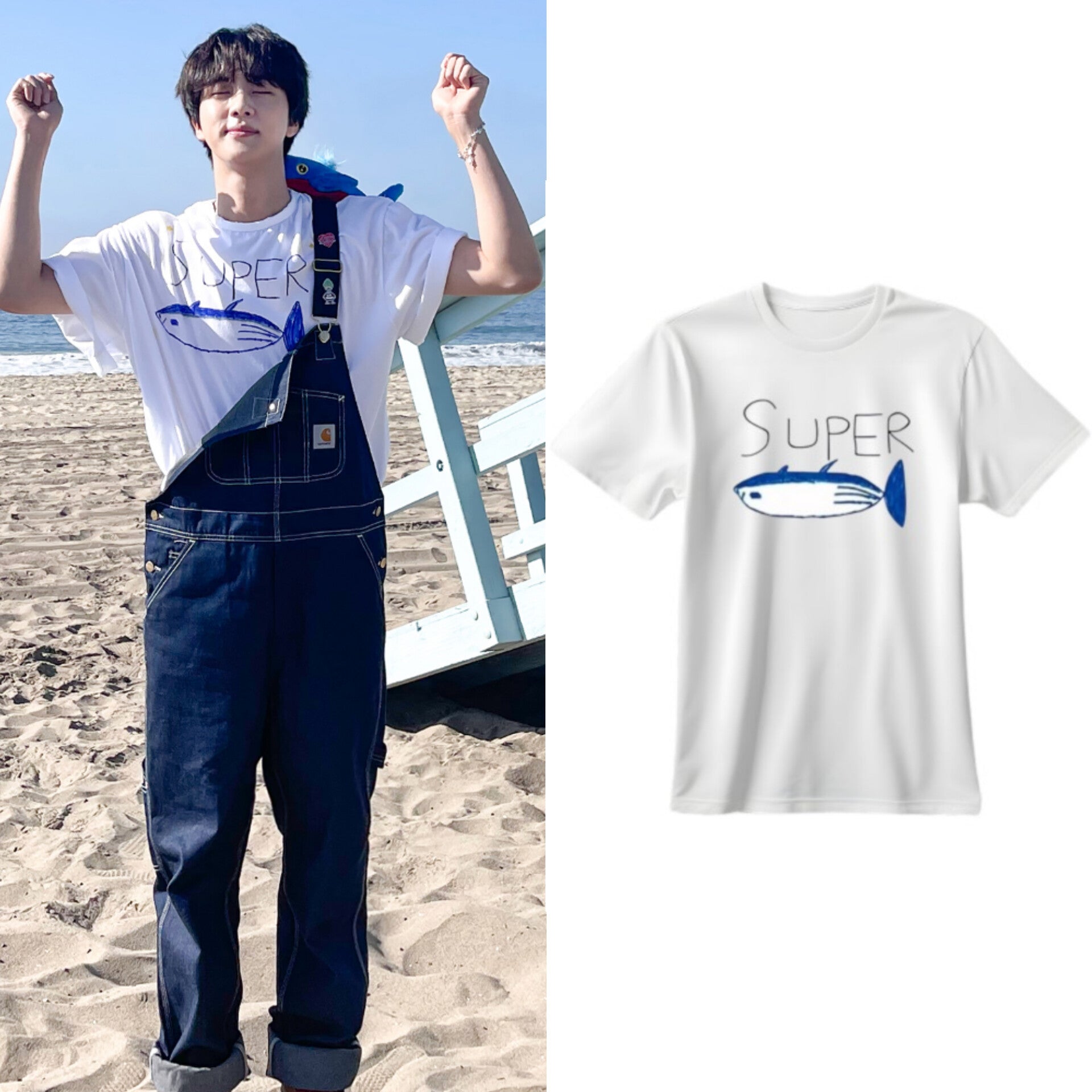진 (Jin) ‘슈퍼 참치 (Super Tuna)’ T-shirt