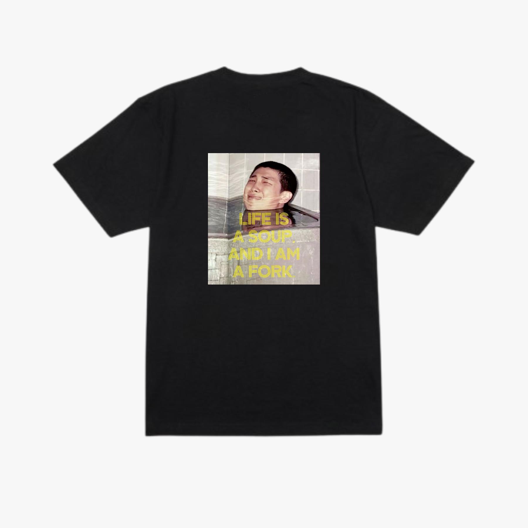 RM (Namjoon) 'LIFE IS A SOUP AND I AM A FORK' T-shirt