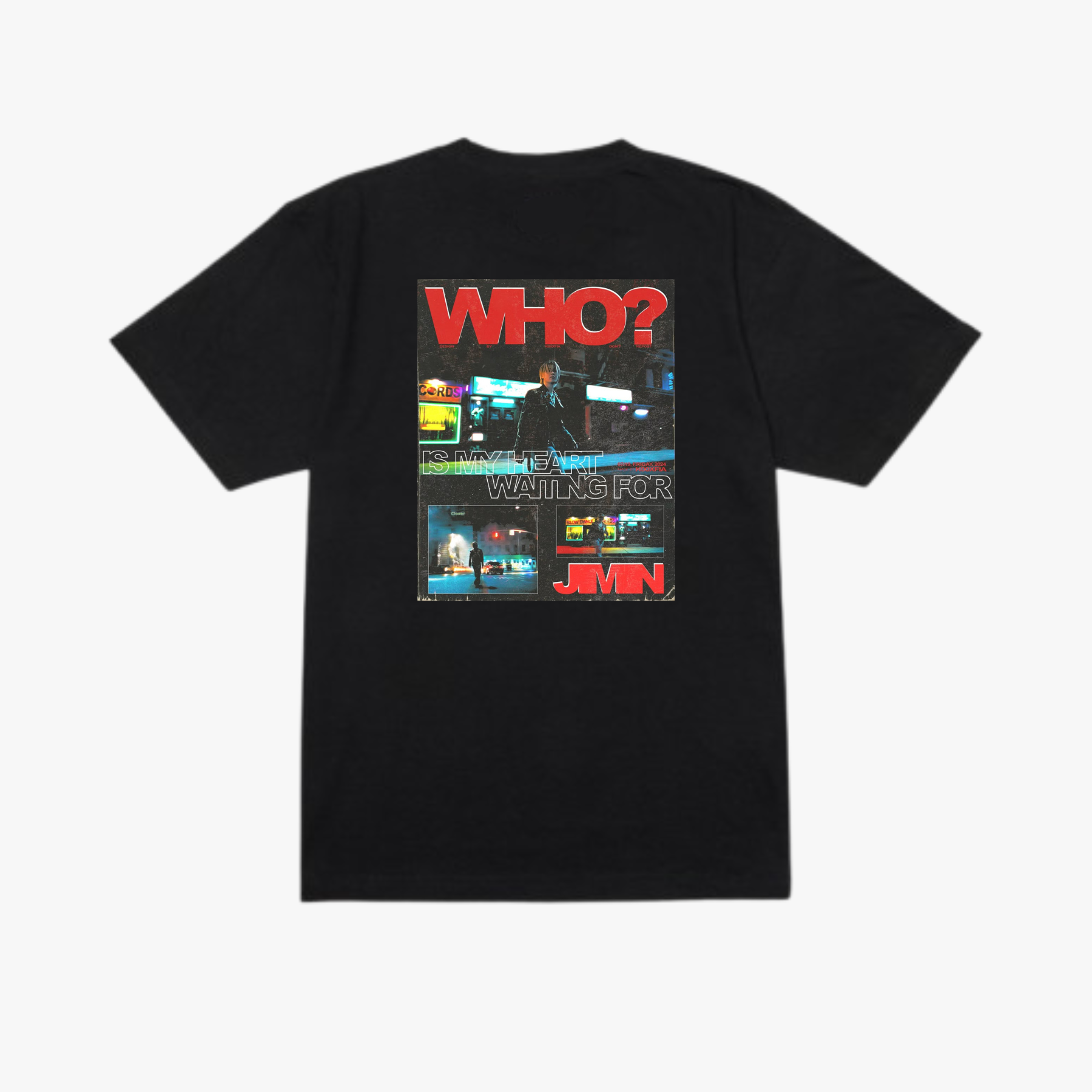 Jimin 'WHO IS MY HEART WAITING FOR?' T-shirt