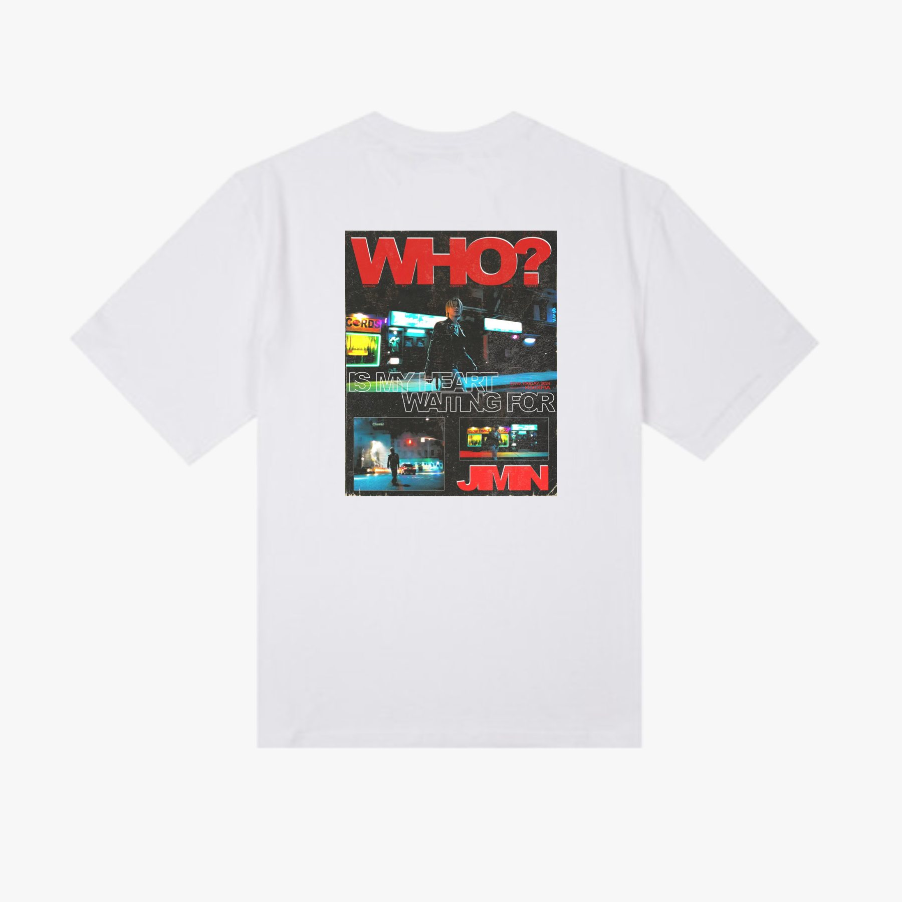 Jimin 'WHO IS MY HEART WAITING FOR?' T-shirt