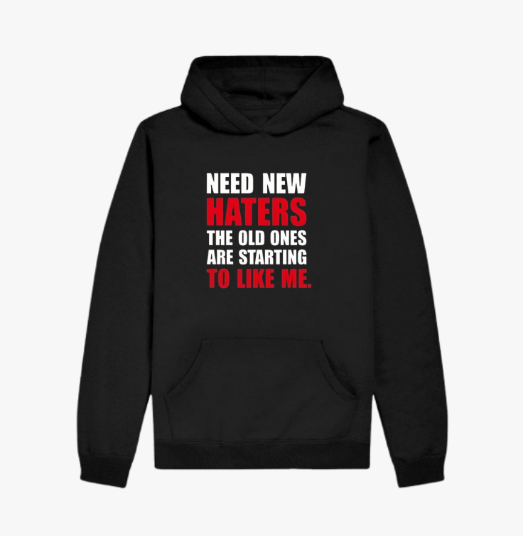 Jungkook 'NEED NEW HATERS, THE OLD ONES ARE STARTING TO LIKE ME' (Hoodie ver.)