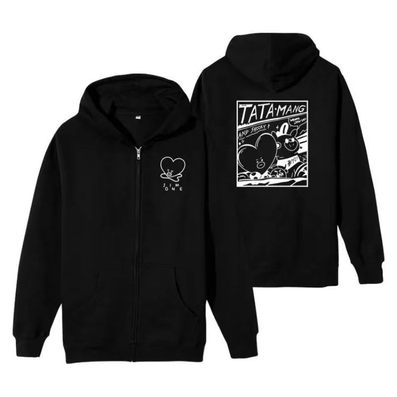 J-Hope & V Especial Hoodie (LINE FRIENDS Edition)