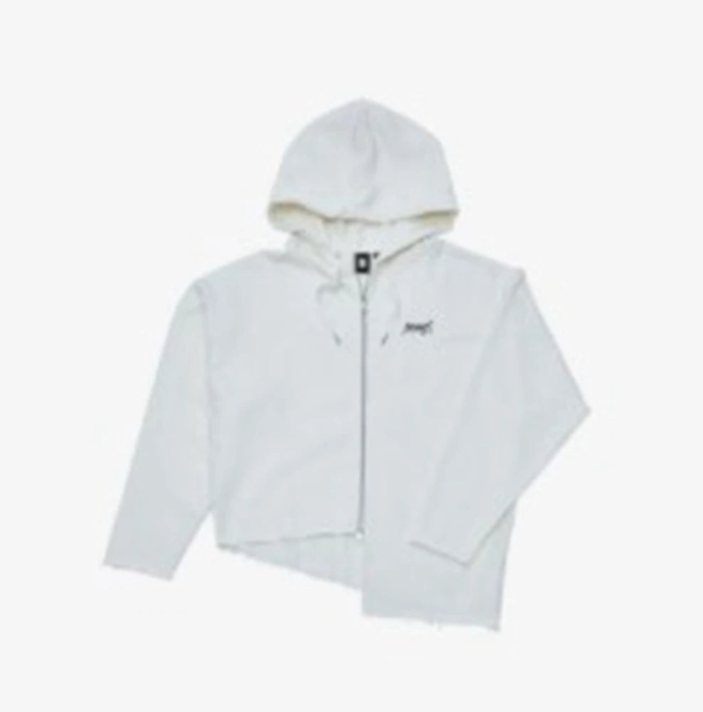 Jungkook 'ARMYST' Zip-Up Hoodie 🩶