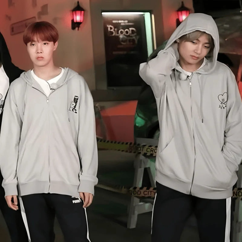 J-Hope & V Especial Hoodie (LINE FRIENDS Edition)