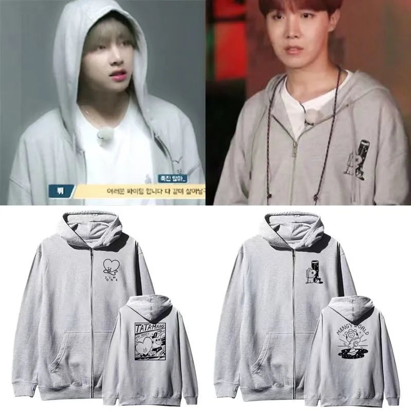 J-Hope & V Especial Hoodie (LINE FRIENDS Edition)