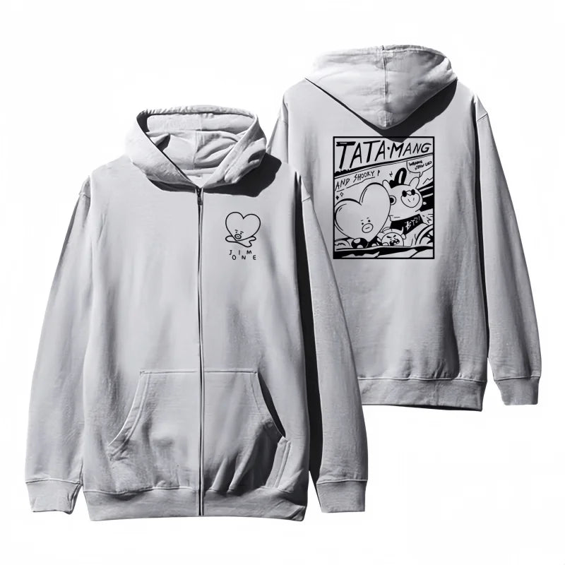 J-Hope & V Especial Hoodie (LINE FRIENDS Edition)