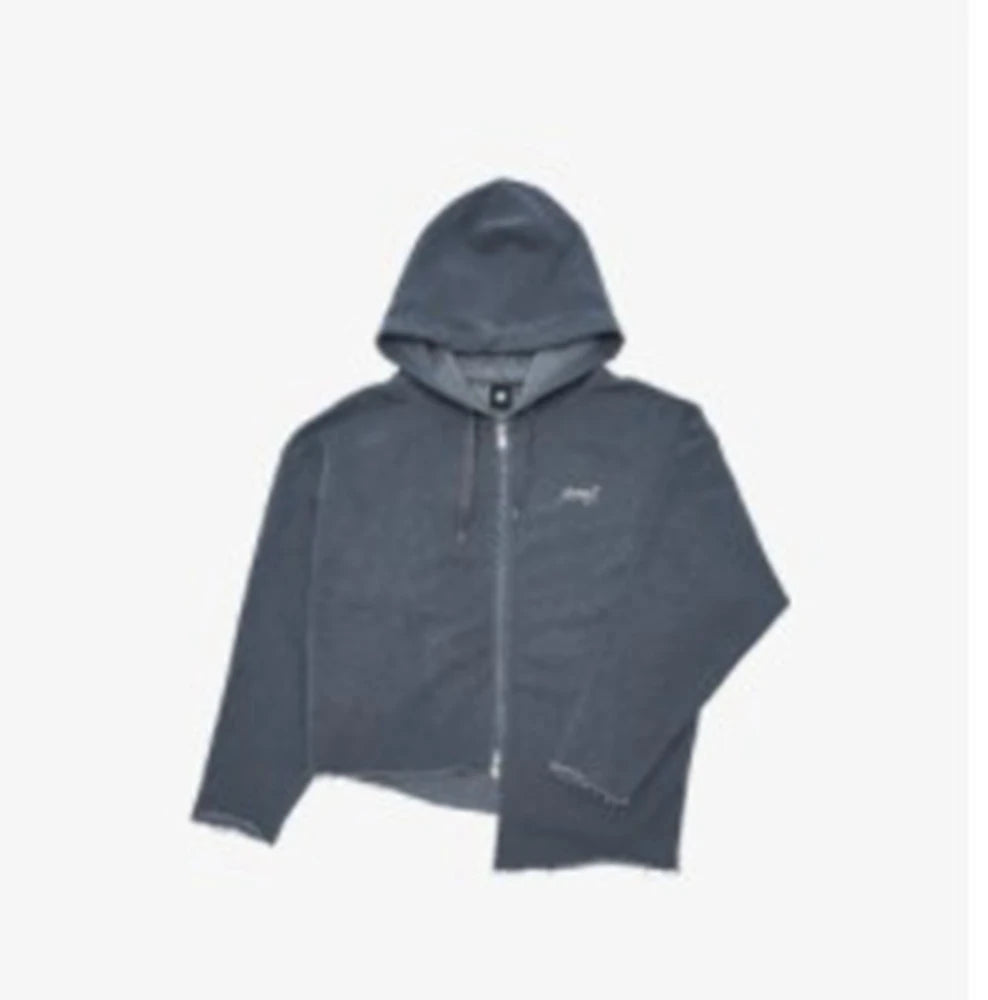 Jungkook 'ARMYST' Zip-Up Hoodie 🩶