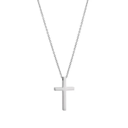 Song Kang 'My Demon' Necklace - Titanium Steel Cross