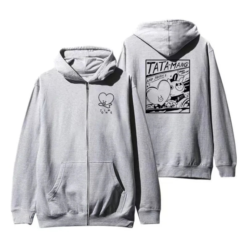 J-Hope & V Especial Hoodie (LINE FRIENDS Edition)