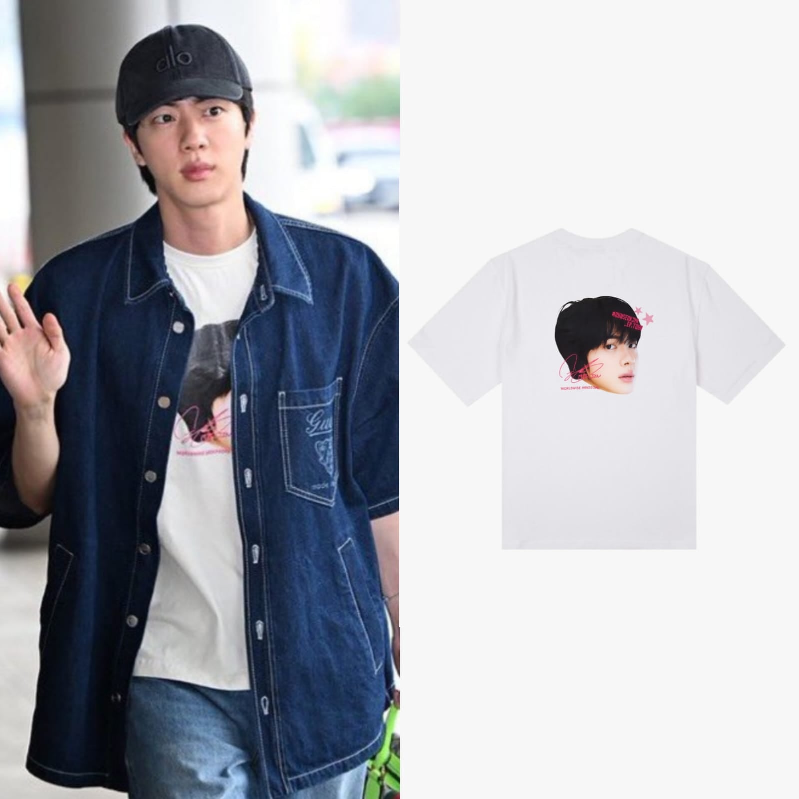 [SPECIAL OFFER] JIN '#RUNSEOKJIN_epTOUR' Especial T-shirt